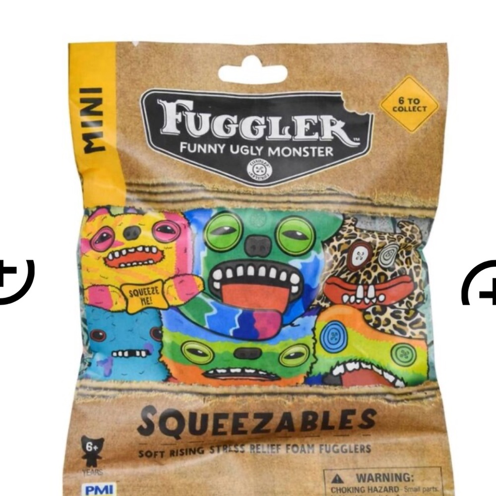 Fuggler Mini Squeezables Funny Ugly Monster - Multicolor